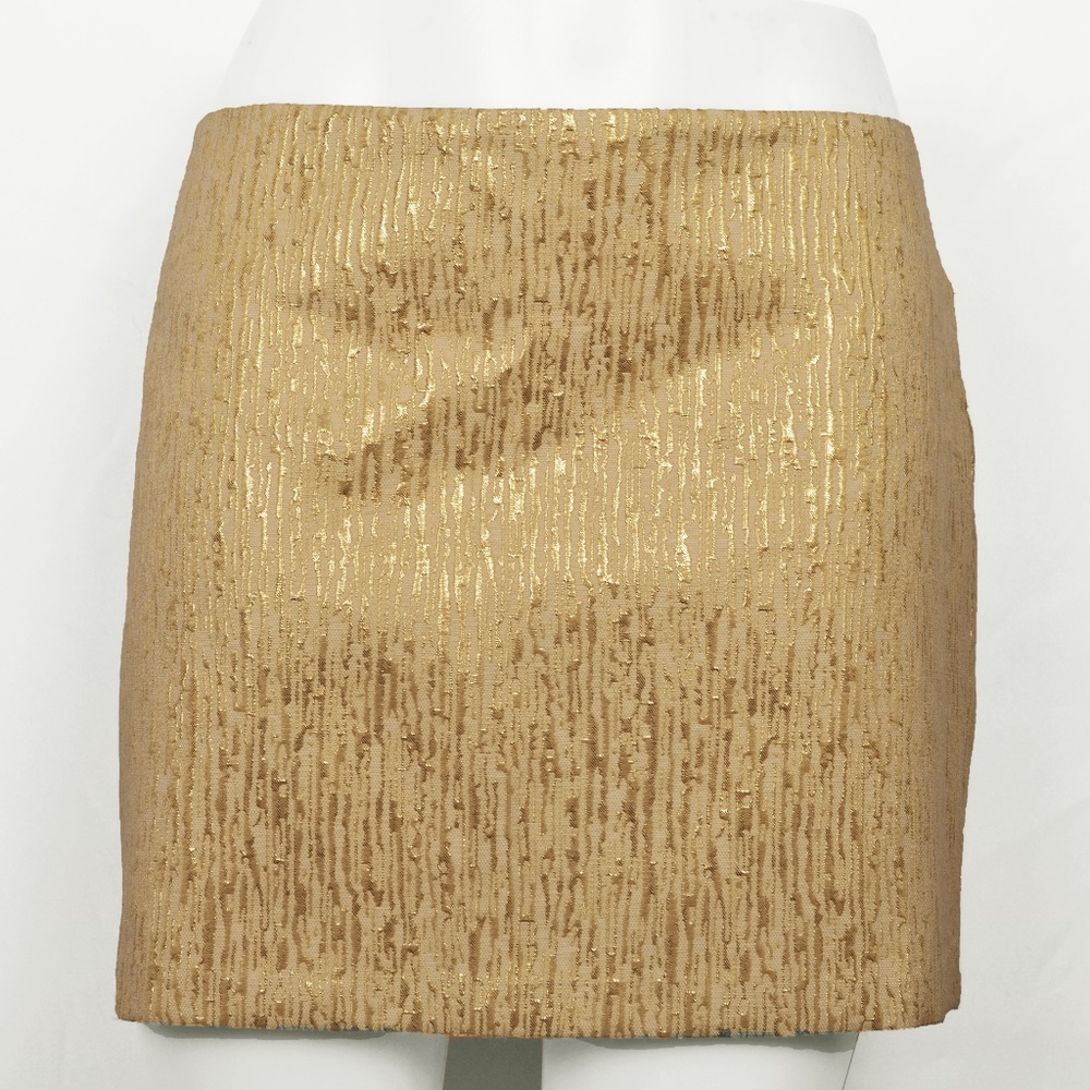 BCX Gold/Metallic Mini Skirt (13)